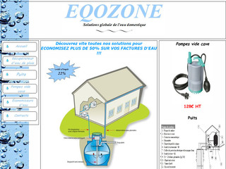Récuperateur d'eau de pluie avec Eqozone.com