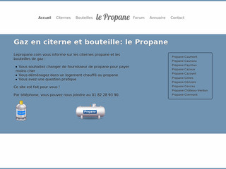 Le site d'infos sur le gaz propane - Lepropane.com