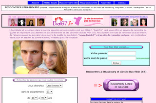 Aperçu visuel du site http://www.dial67.fr