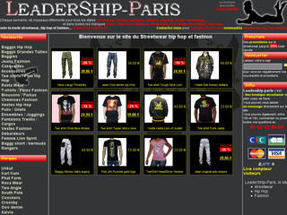 Aperçu visuel du site http://www.leadership-paris.fr