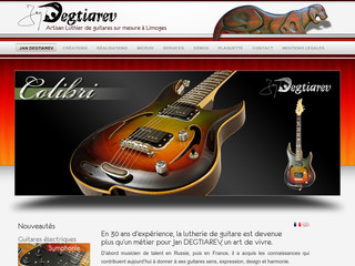 Jan Degtiarev Artisan Luthier - Réparation et entretien - Limoges - Limousin - 87 - Jan-degtiarev.com
