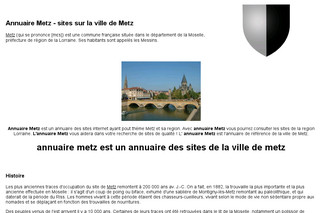 Annuaire Metz sur aggloannuaire.com