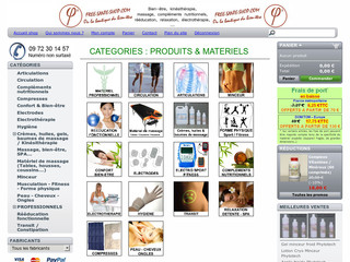 Aperçu visuel du site http://www.free-sante-shop.com