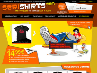 Serishirts, la boutique de tee shirts américains made in France - Serishirts.com