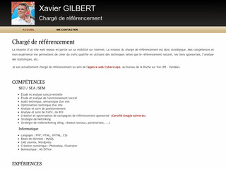 Xavier Gilbert, référencement en Vendée - Charge-de- referencement.fr