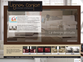 La web-boutique du canapé italien - Lignesconfort.com