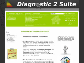 Aperçu visuel du site http://diagnostic-2-suite.fr/