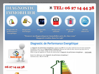 Aperçu visuel du site http://diagnostic-de-suite.fr/