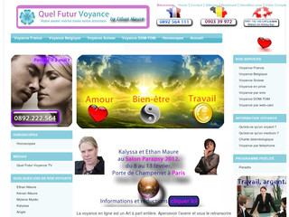 Aperçu visuel du site http://www.ethanmaure.com