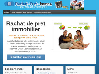 Aperçu visuel du site http://www.rachat-pret-immo.fr
