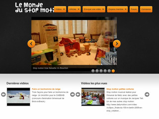 Aperçu visuel du site http://www.lemondedustopmotion.fr