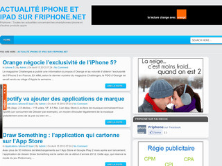 Actualité iphone et ipad sur Friphone.net