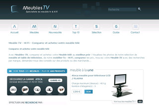 Aperçu visuel du site http://www.meubles-tv.com