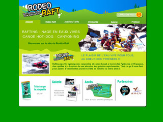 Rodeo raft dans les Pyrénées sur rodeoraft.com