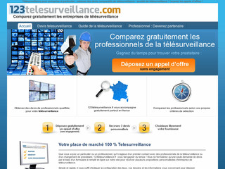 Comparez les offres de télésurveillance avec 123telesurveillance.fr
