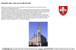 Annuaire Lille sur aggloannuaire.com