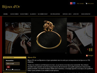 Vente de bijoux en or 18 carats - Bijouxdor.com