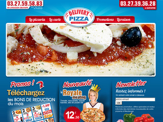 Delivery pizza livraison gratuite de pizza à Maubeuge - Delivery-pizza.fr