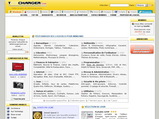 Aperçu visuel du site http://www.toocharger.com