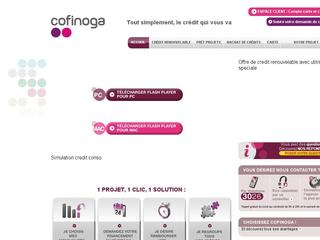 Cofinoga.fr - Le crédit à la consommation en ligne avec votre organisme Cofinoga