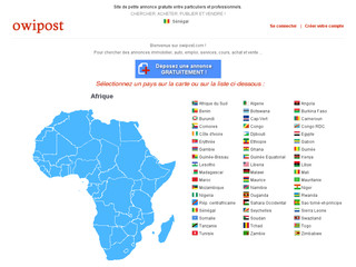 Owipost.com - Site de petites annonces gratuites entre particuliers et professionnels, Afrique