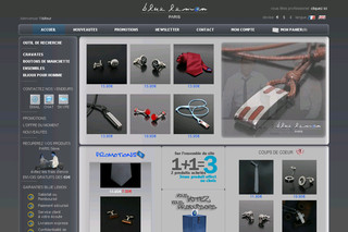 Aperçu visuel du site http://www.bluelemonparis.com