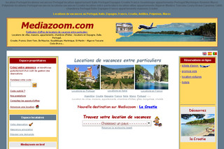 Mediazoom.com : Annuaire locations villas Portugal, Italie, Antilles