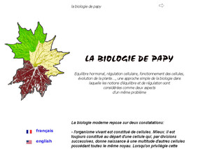 La biologie de papy sur Labiologiedepapy.com