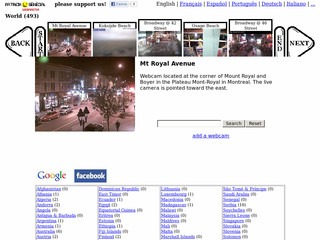 Webcams dans le Monde avec Wxyzwebcams.com