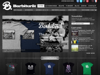 Aperçu visuel du site http://www.barbiturik.com