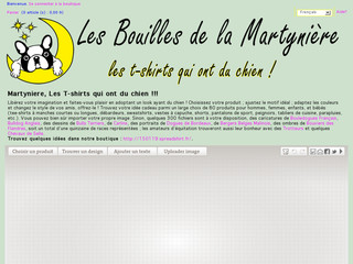 Aperçu visuel du site http://martyniere.spreadshirt.fr