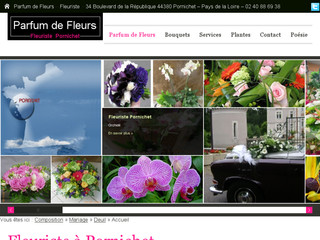 Aperçu visuel du site http://www.parfumdefleurs.eu/