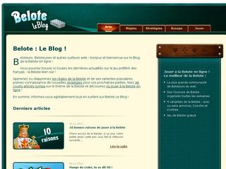 Belote Le Blog sur La-belote-en-ligne.fr