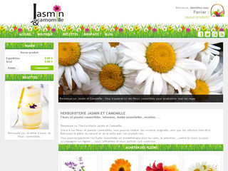 Jasmin-et-camomille.fr - Achat de fleurs et de plantes comestibles