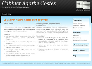 Cabinet Agathe Costes - Ecrivain public - Cabinetagathecostes.com