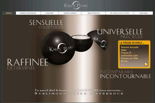 Aperçu visuel du site http://www.kalispearl.fr