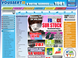Aperçu visuel du site http://www.voussert.fr