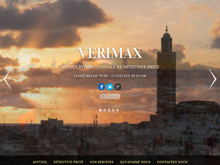 Aperçu visuel du site http://maroc-detective.com/