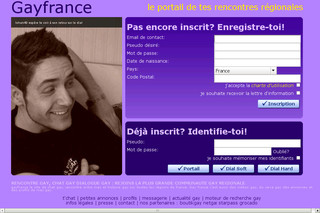 Aperçu visuel du site http://www.gayfrance.fr