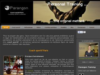 Aperçu visuel du site http://www.coach-parangon.com/