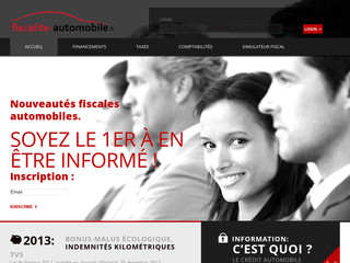 Aperçu visuel du site http://www.fiscalite-automobile.fr