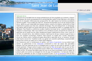 Saint Jean de Luz ville destination voyages et tourisme - Saintjeandeluz.guide.free.fr