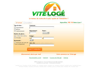 ViteLogé - moteur de recherche immobilier gratuit - Viteloge.com