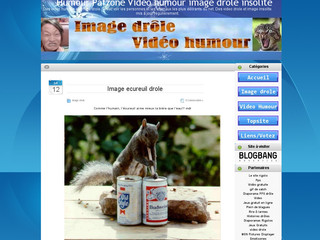 Aperçu visuel du site http://humour.pafzone.com