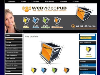 Webvideopub - Créateur de sites Internet