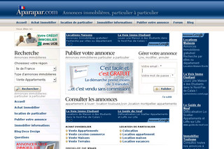 Aperçu visuel du site http://www.aparapar.com/