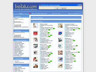 Aperçu visuel du site http://www.intilaka.com