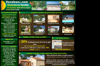 Aperçu visuel du site http://www.vendeens.com