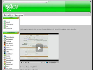 Aperçu visuel du site http://www.forum-uvme.com