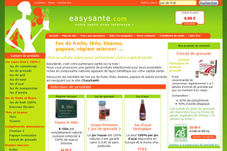 Easysante.com - Jus de fruits, thés et tisanes